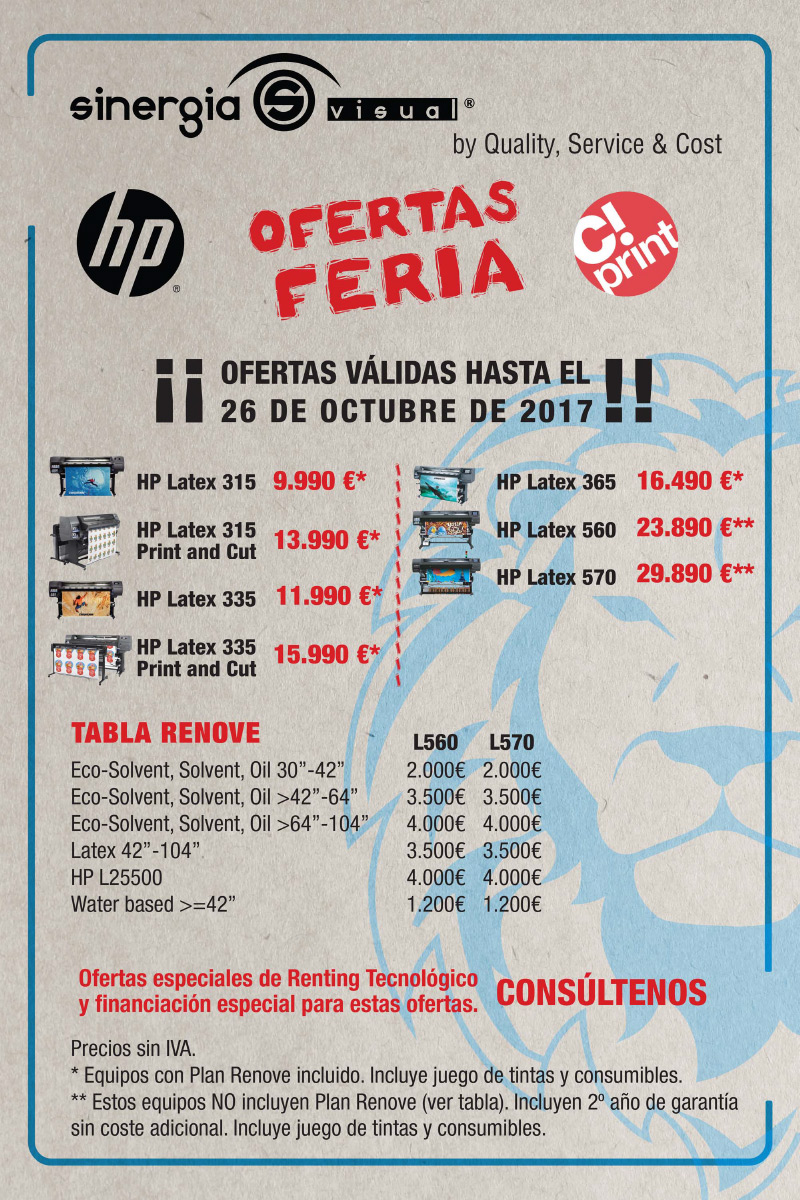 Oferta HP Latex C!Print